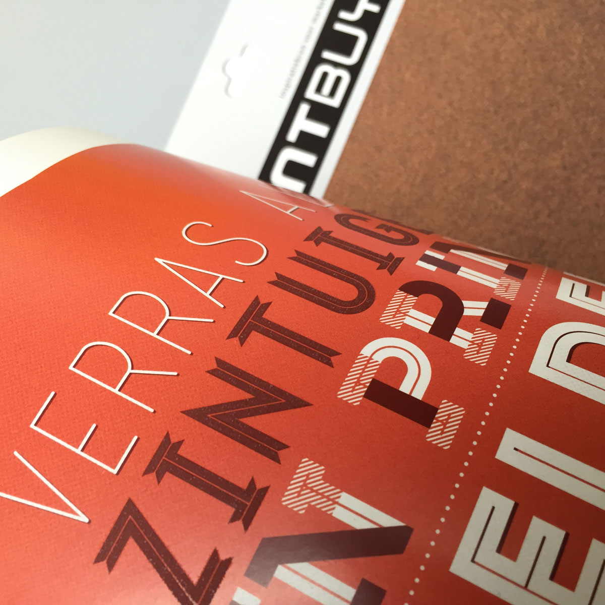 Schuurpapier inkt of gravel inkt